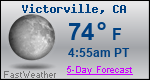 Weather Forecast for Victorville, CA