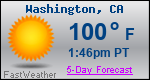 Weather Forecast for Washington, CA