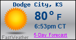 Weather Forecast for Dodge City, KS