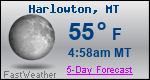 Weather Forecast for Harlowton, MT