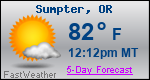 Weather Forecast for Sumpter, OR