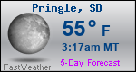 Weather Forecast for Pringle, SD