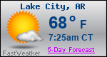 Weather Forecast for Lake City, AR