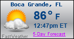 Weather Forecast for Boca Grande, FL