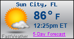 Weather Forecast for Sun City, FL