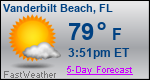 Weather Forecast for Vanderbilt Beach, FL