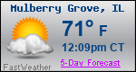 Weather Forecast for Mulberry Grove, IL