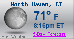 Weather Forecast for North Haven, CT