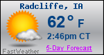 Weather Forecast for Radcliffe, IA