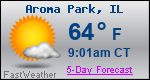 Weather Forecast for Aroma Park, IL