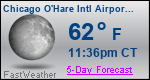 Weather Forecast for Chicago O'Hare International Airport, IL