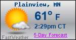 Weather Forecast for Plainview, MN
