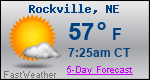 Weather Forecast for Rockville, NE