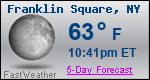 Weather Forecast for Franklin Square, NY