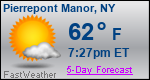 Weather Forecast for Pierrepont Manor, NY