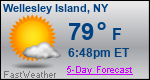 Weather Forecast for Wellesley Island, NY