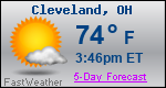 Weather Forecast for Cleveland, OH