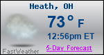 Weather Forecast for Heath, OH