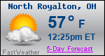 Weather Forecast for North Royalton, OH