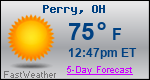Weather Forecast for Perry, OH