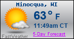 Weather Forecast for Minocqua, WI