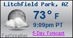 Weather Forecast for Litchfield Park, AZ