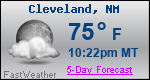 Weather Forecast for Cleveland, NM