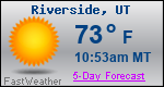 Weather Forecast for Riverside, UT