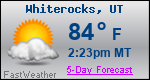 Weather Forecast for Whiterocks, UT
