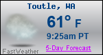 Weather Forecast for Toutle, WA
