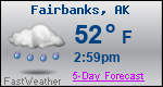 Weather Forecast for Fairbanks, AK