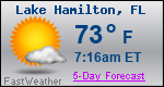 Weather Forecast for Lake Hamilton, FL