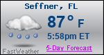Weather Forecast for Seffner, FL