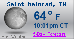 Weather Forecast for Saint Meinrad, IN