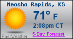 Weather Forecast for Neosho Rapids, KS