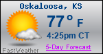 Weather Forecast for Oskaloosa, KS