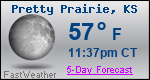 Weather Forecast for Pretty Prairie, KS