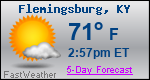 Weather Forecast for Flemingsburg, KY