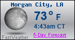 Weather Forecast for Morgan City, LA