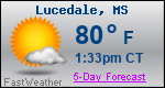 Weather Forecast for Lucedale, MS