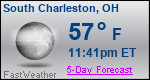 Weather Forecast for South Charleston, OH