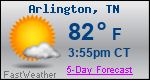 Weather Forecast for Arlington, TN