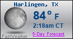 Weather Forecast for Harlingen, TX