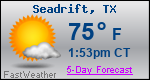 Weather Forecast for Seadrift, TX