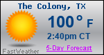Weather Forecast for The Colony, TX
