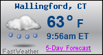 Weather Forecast for Wallingford, CT