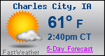 Weather Forecast for Charles City, IA
