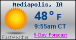 Weather Forecast for Mediapolis, IA