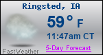 Weather Forecast for Ringsted, IA