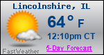 Weather Forecast for Lincolnshire, IL